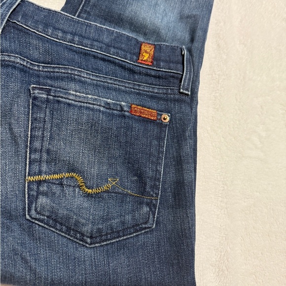 7 For All Mankind Size 29 Straight Leg Jeans - Picture 5 of 5